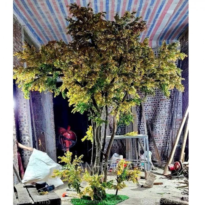 cây giả KT 3,5m thiết kế theo đơn đặt hàng của TM Đông Nam